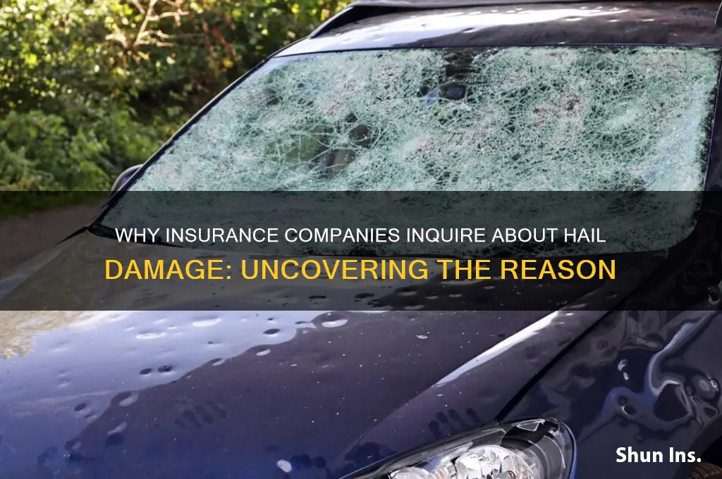 why do insurance companies ask if hail is involved
