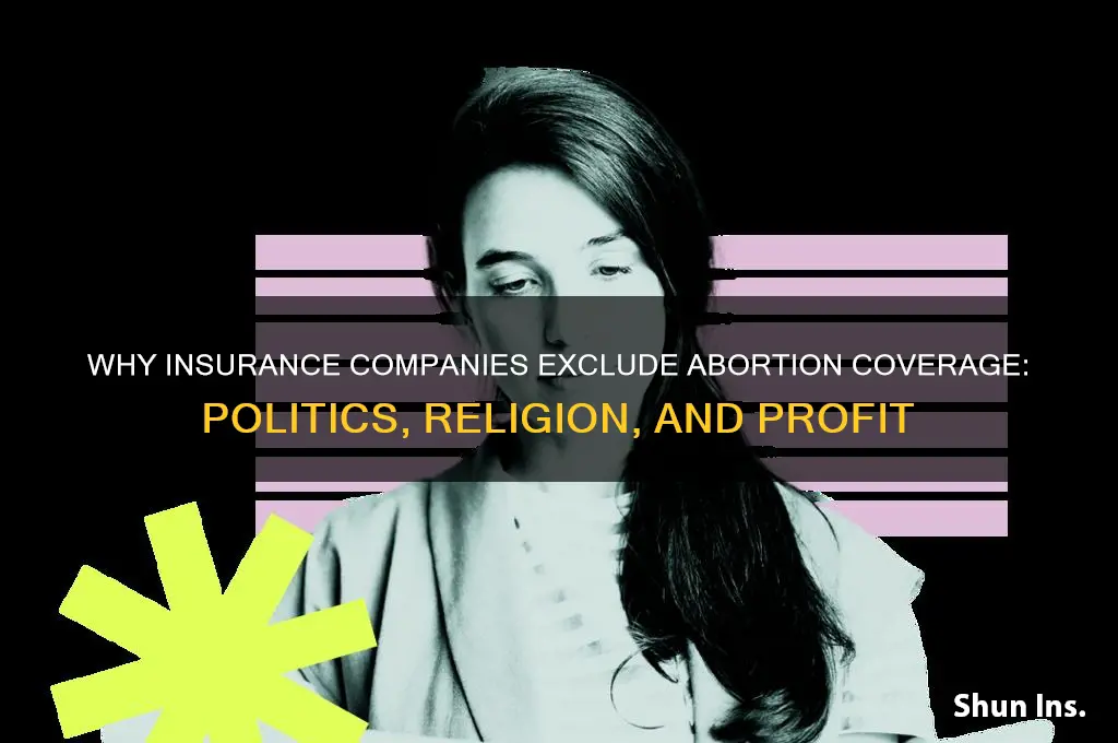 why do insurance companies ban abortiomn coverage