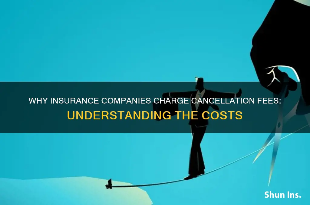 why do insurance companies charge a cancellation fee