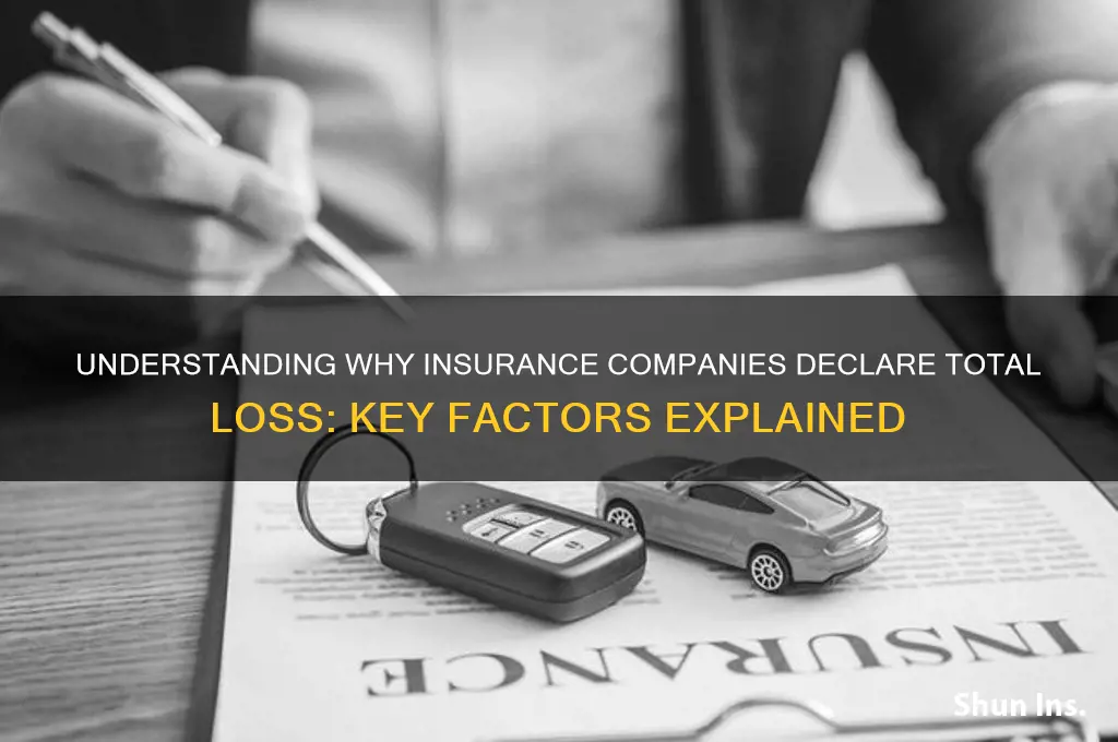 why do insurance companies declare total loss