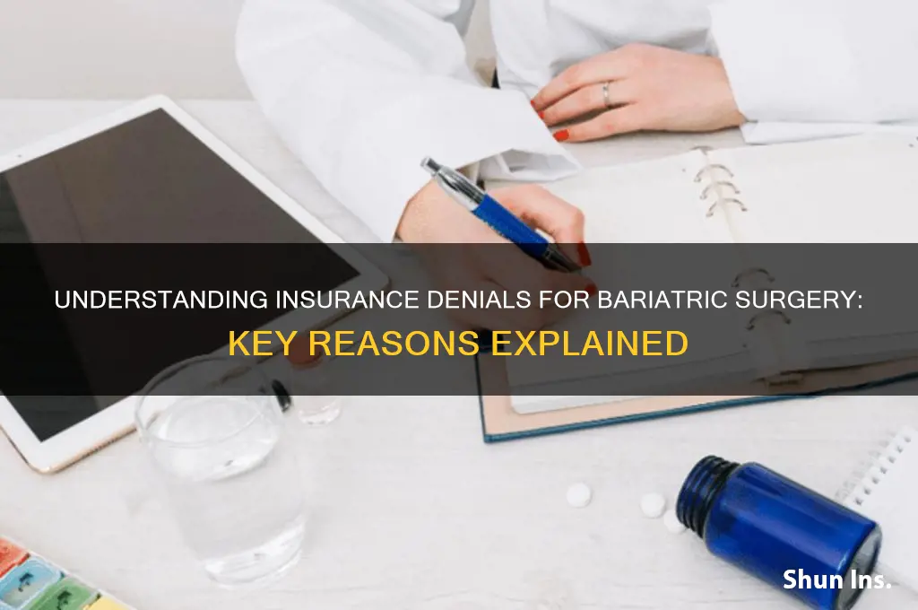 why do insurance companies deny bariatric surgery
