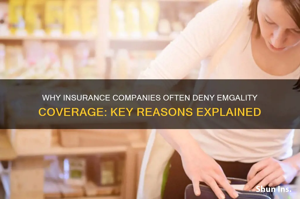 why do insurance companies deny emgality