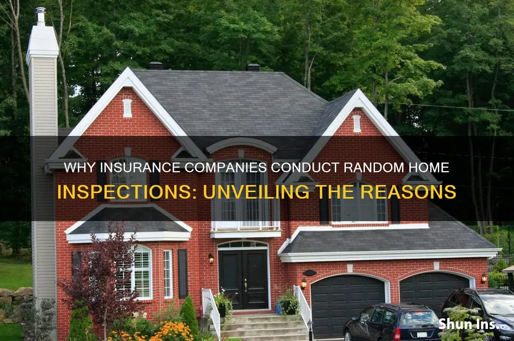 why do insurance companies do random home inspections