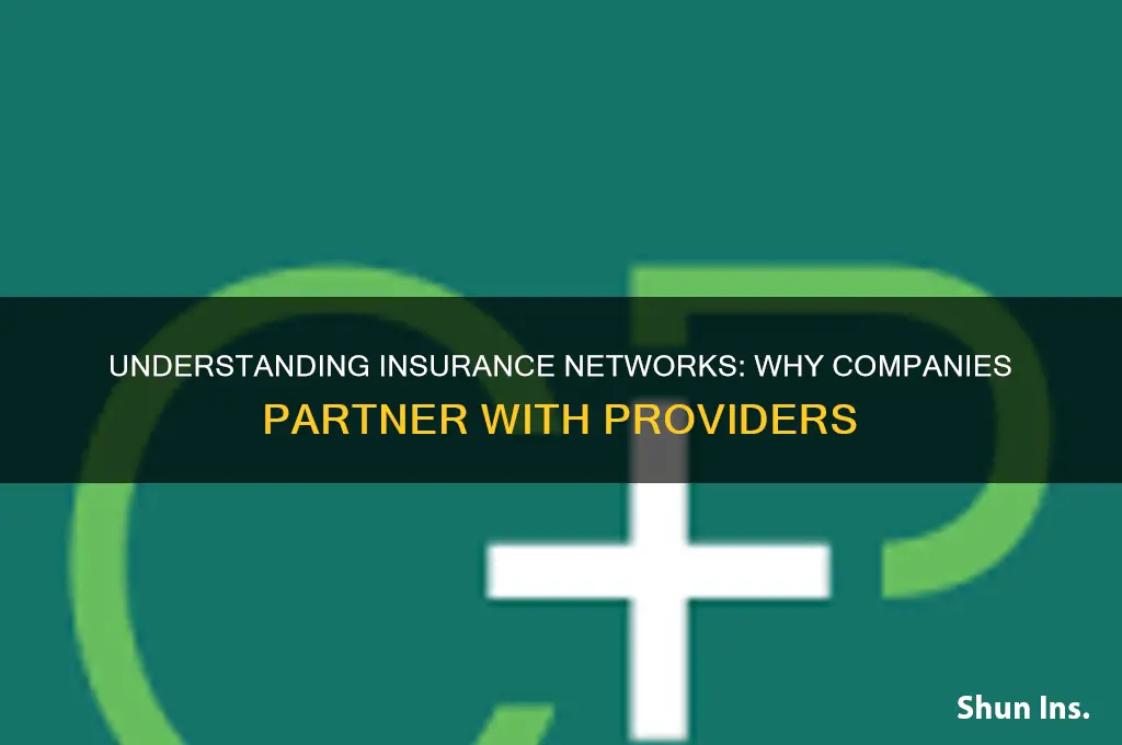 why do insurance companies have networks
