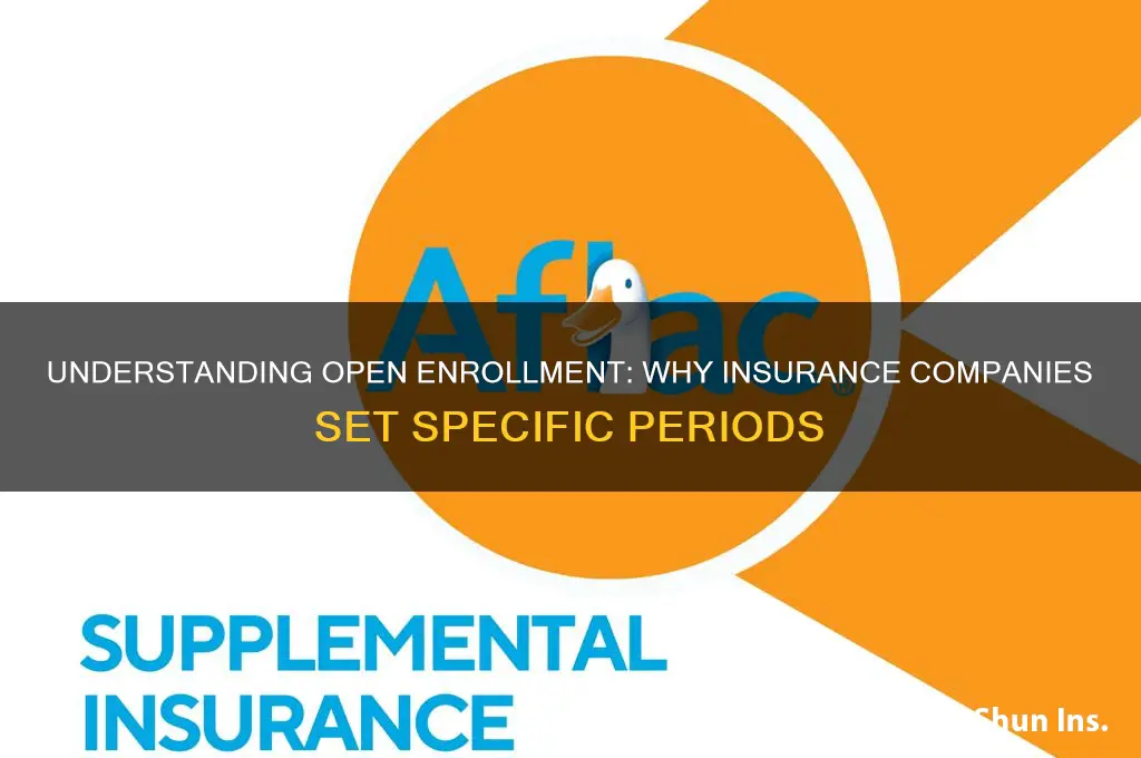 why do insurance companies have open enrollment