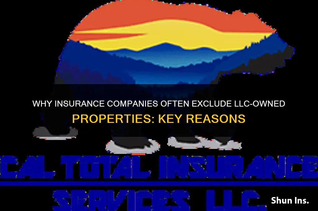 why do insurance companies not cover llc owned properties