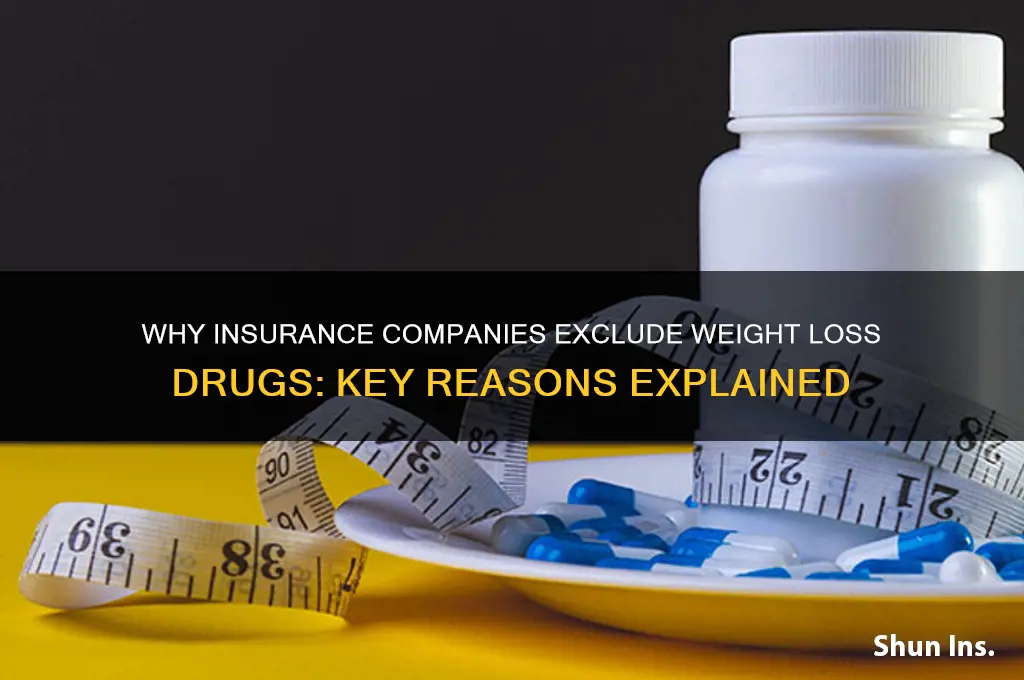 why do insurance companies not cover weight loss drugs