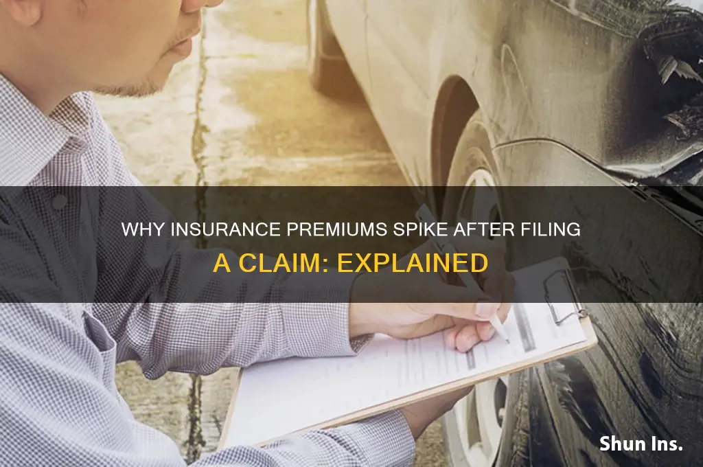 why do insurance companies raise rates after a claim