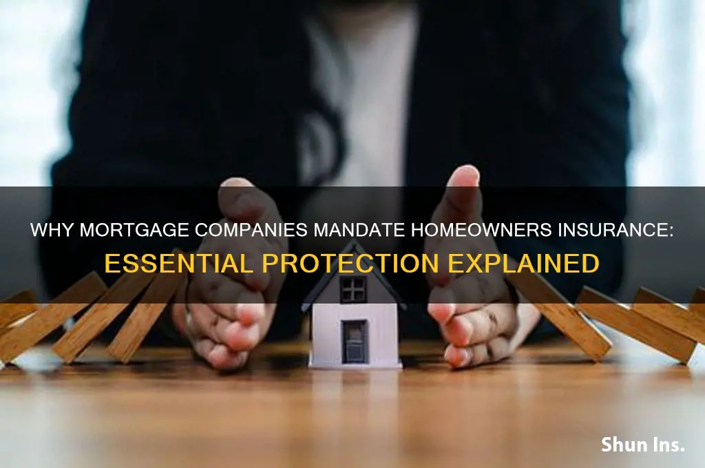 why do mortgage companies require homeowners insurance