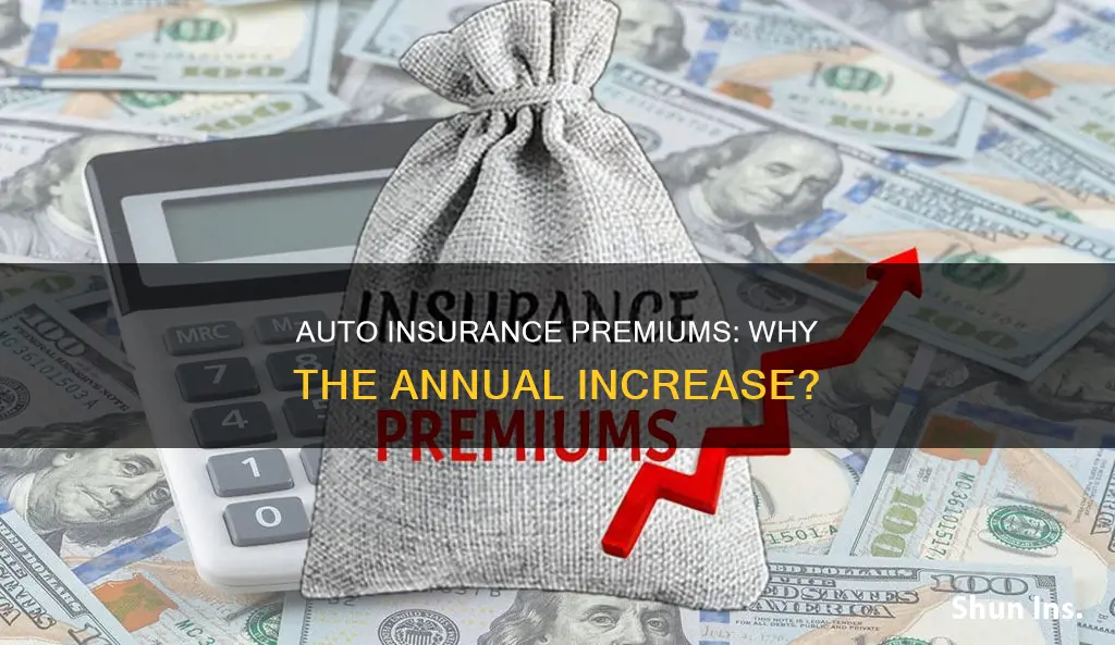 why does auto insurance go up every year