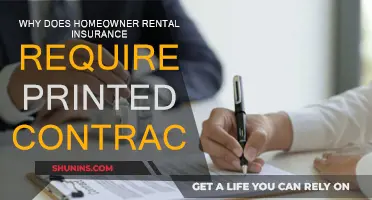 Printed Contracts: A Must for Homeowner Rental Insurance