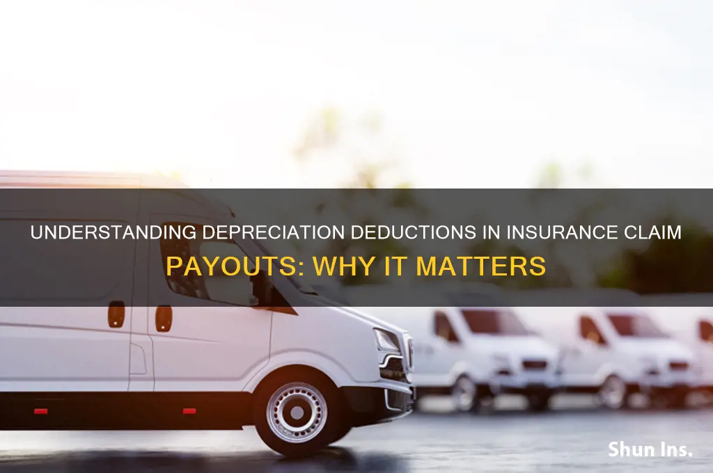 why does insurance companies deduct depreciation on claim payout