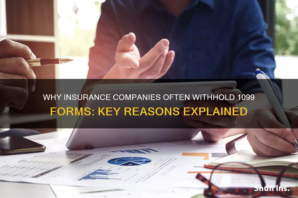 why does insurance company refuse to sendout 1099
