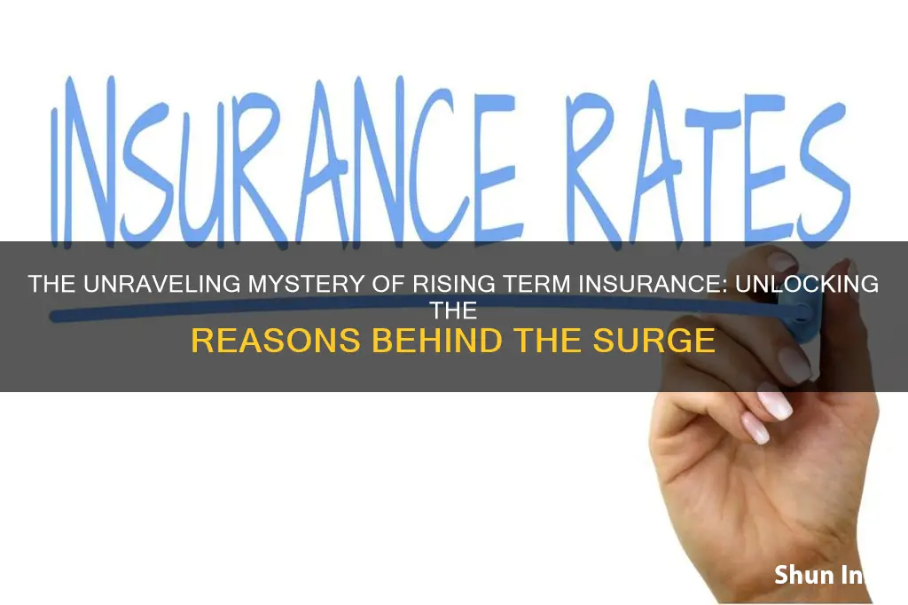 why does my term insurance keep rising