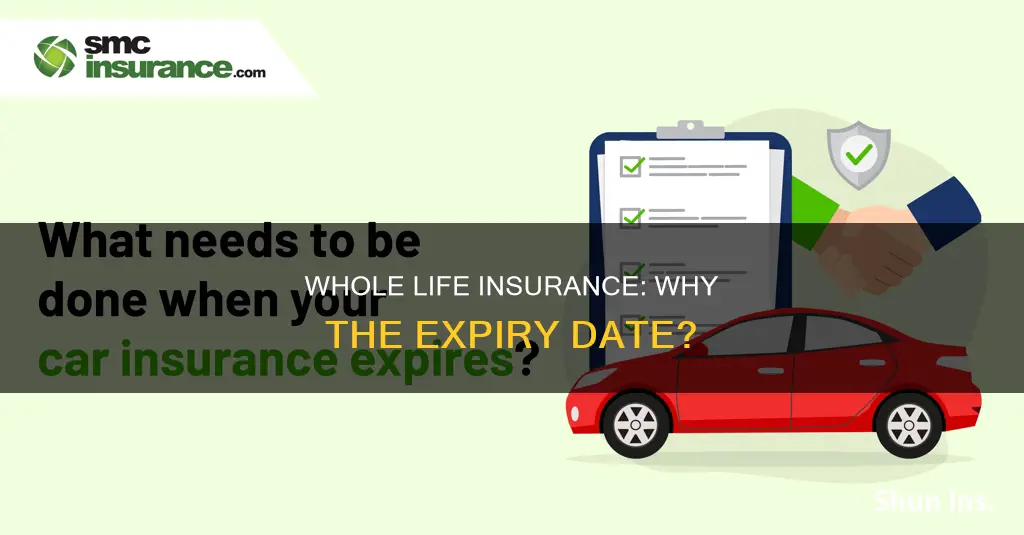 why does my whole life insurance have an expiry date