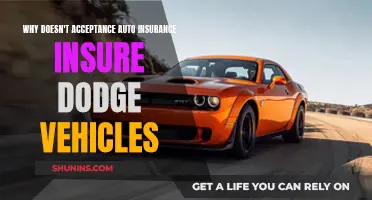 Acceptance Auto Insurance: No Coverage for Dodges, Why?