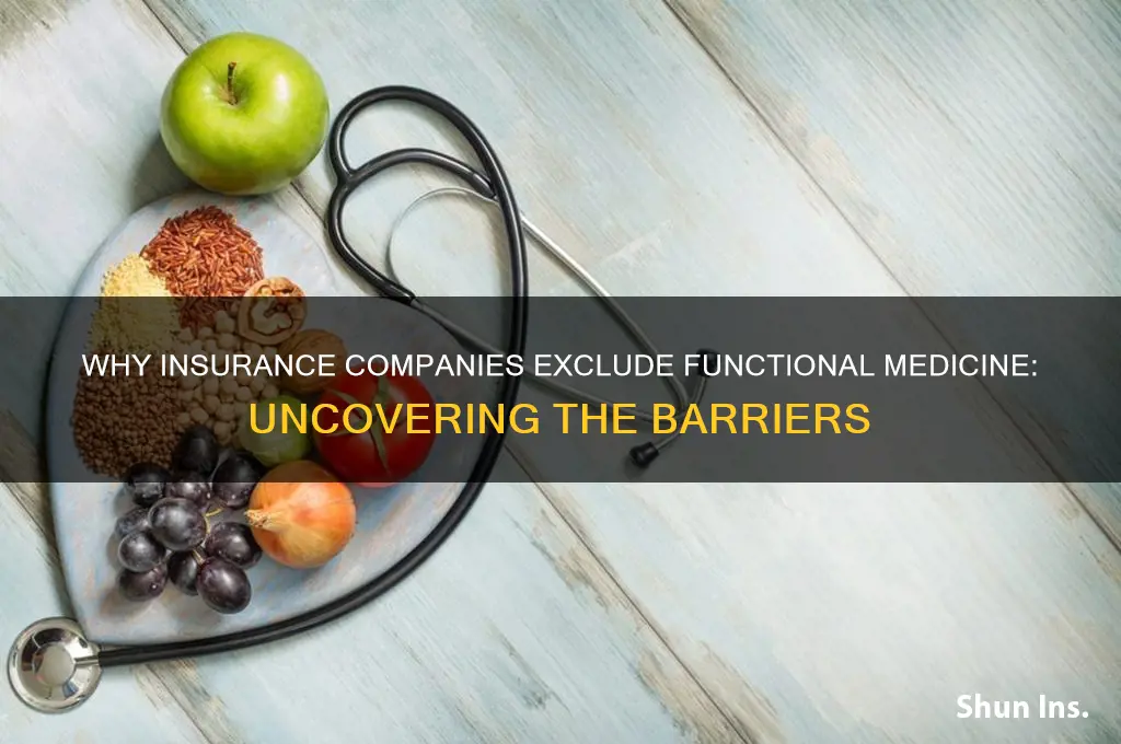 why don t insurance companies cover functional medicine