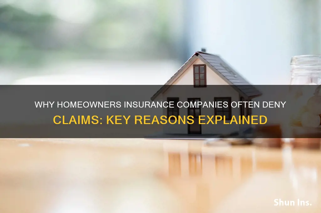 why dont homeowners insurance companies