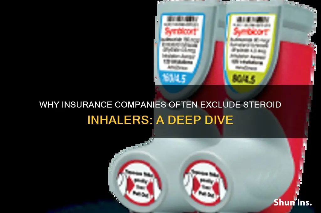 why dont insurance companies cover steroid inhalers