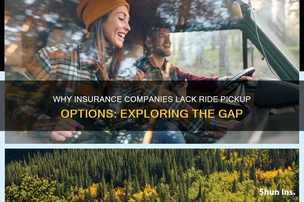 why dont insurance companies have pick up ride option