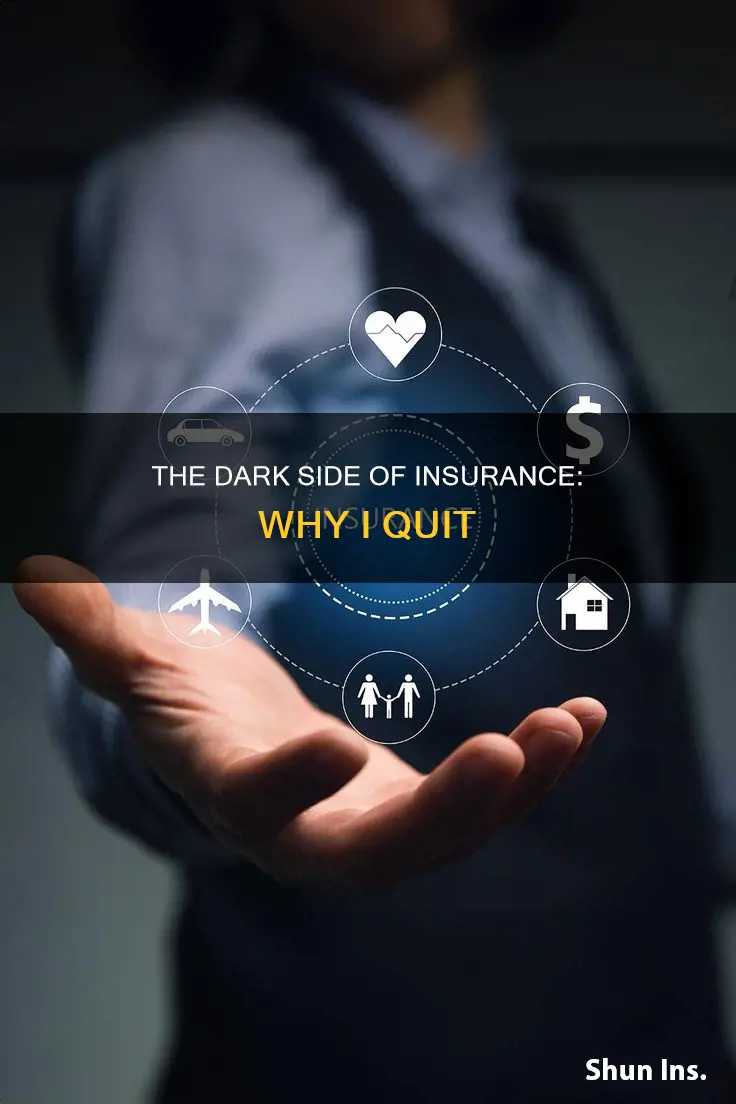 why I quit being an insurance agent