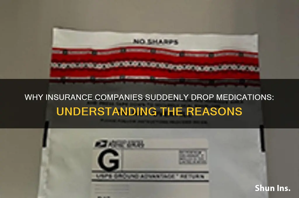 why insurance companies drop meds