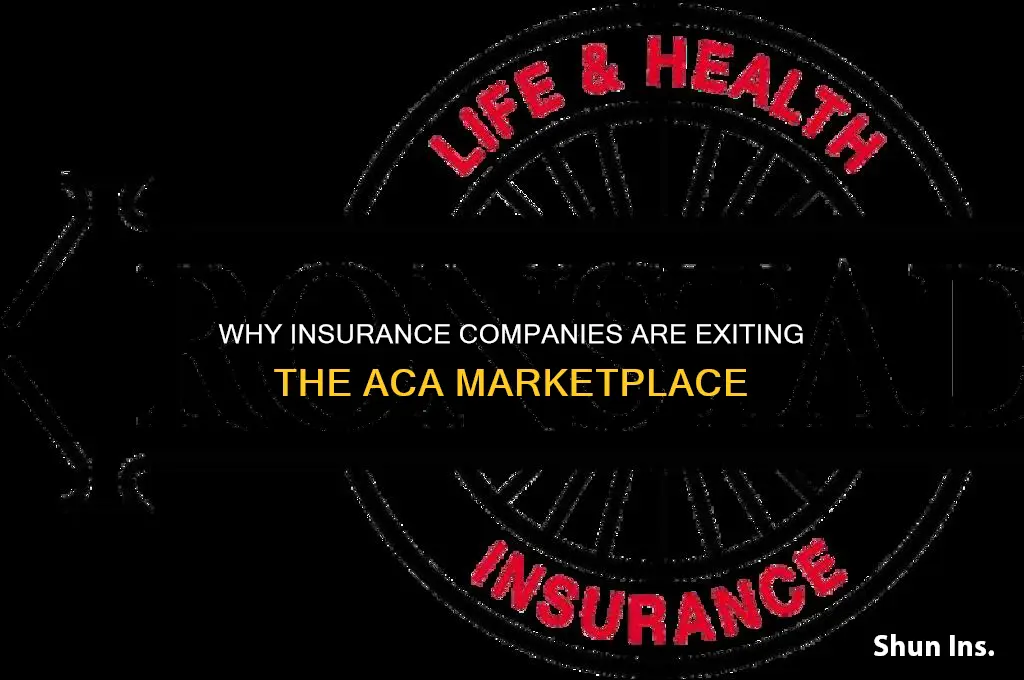 why insurance companies drop out of aca