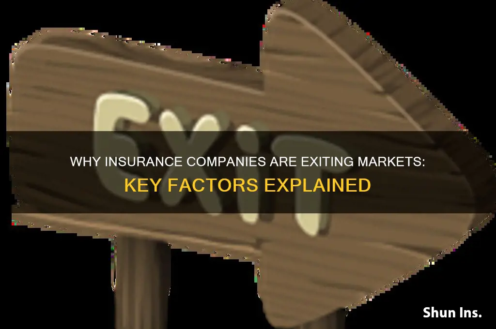 why insurance companies leaving