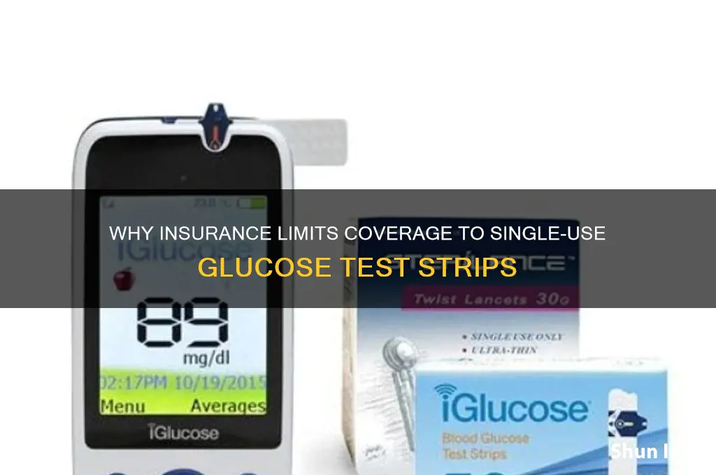 why insurance companies only cover one touch strips