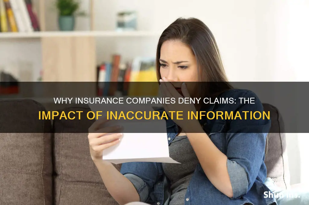 why insurance company deny insurance for adverb information