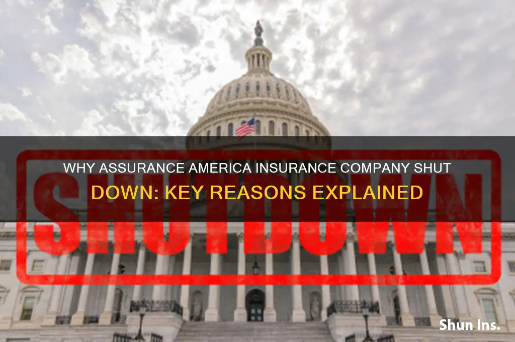 why is assurance america insurance company closed