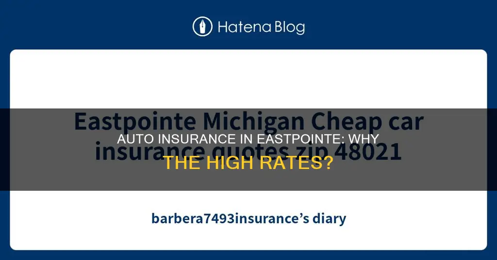 why is auto insurance high in eastpointe michigan 48021