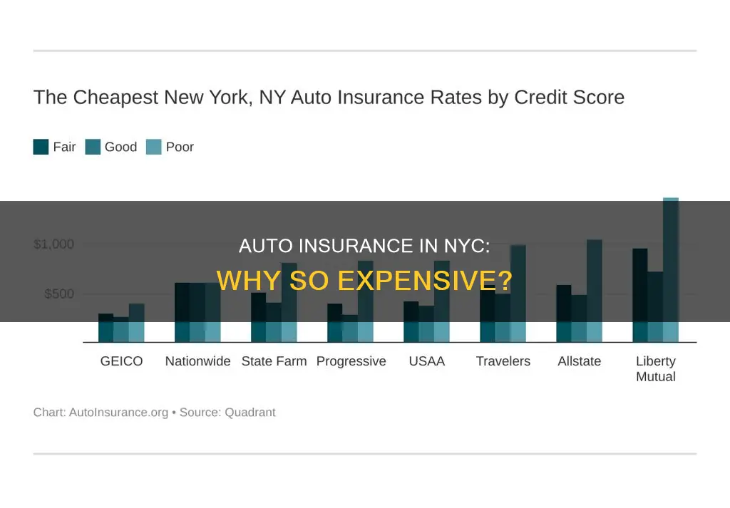 why is auto insurance so expensive in nyc