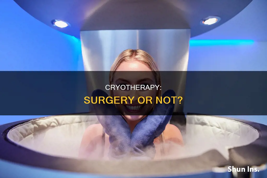 why is cryotherapy considered surgery by insurance