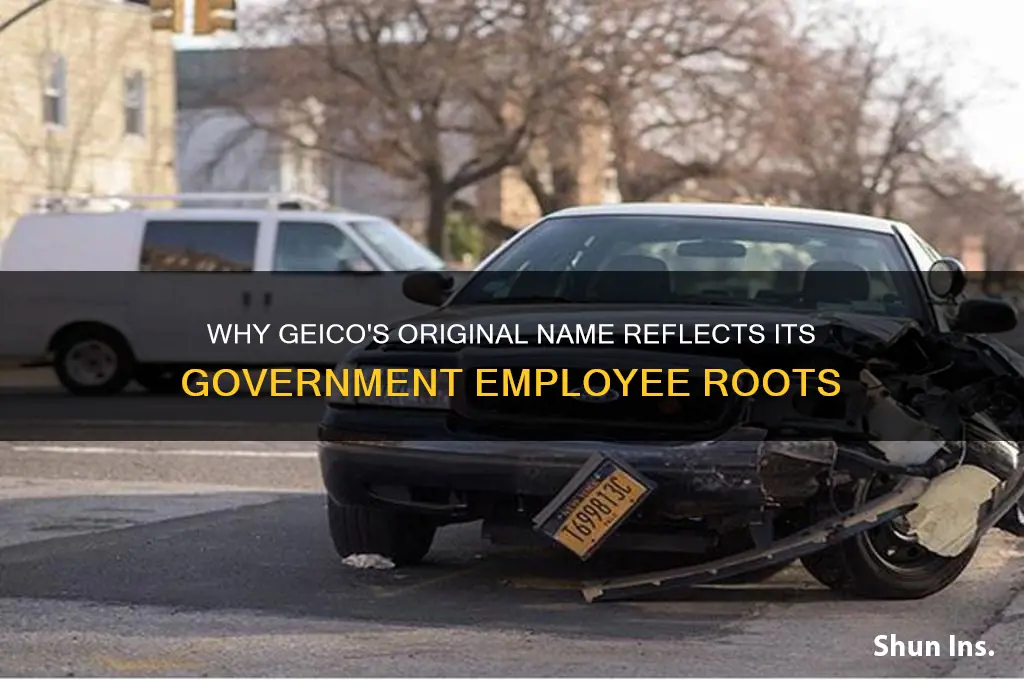 why is geico called government employees insurance company