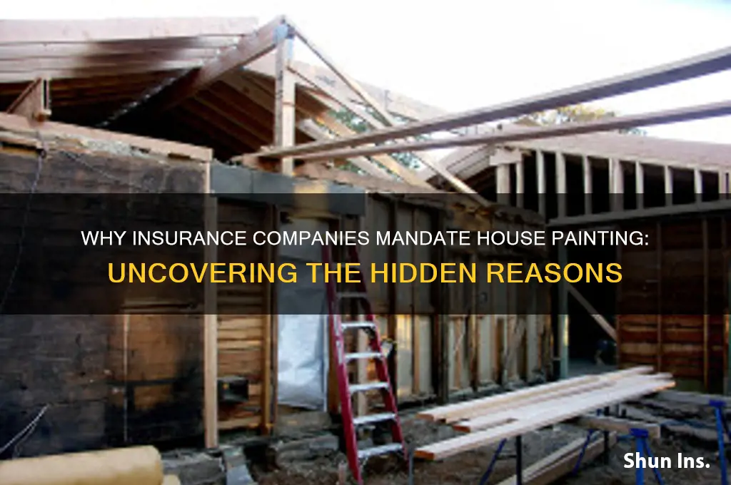 why is my insurance company making me paint my house