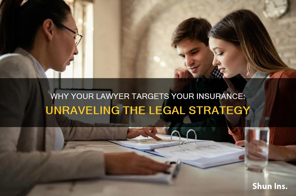 why is my lawyer going after my insurance company