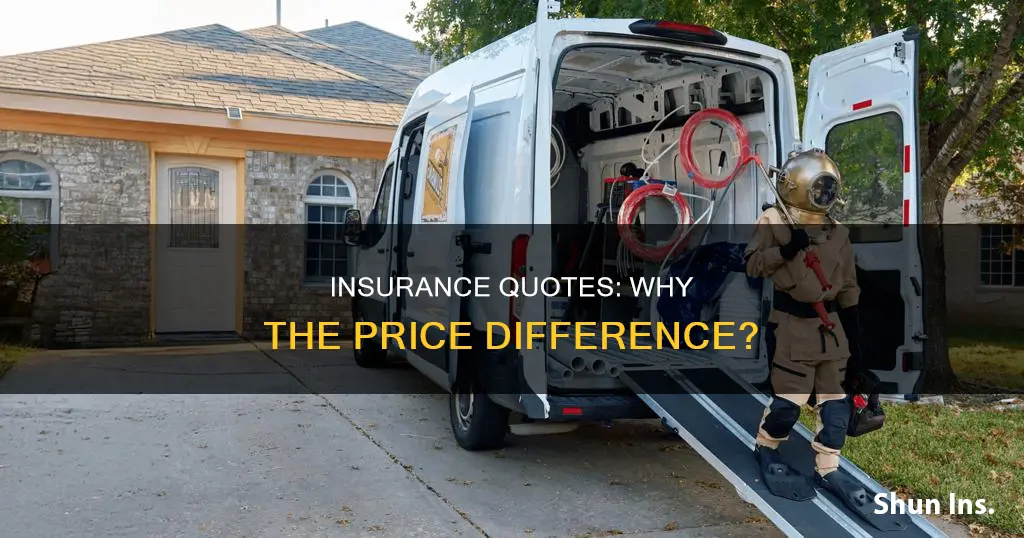 why is one insurance quote higher.than.another