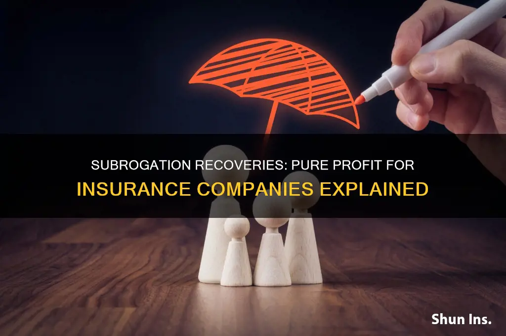 why is subrogation recoveries pure profit for insurance companies