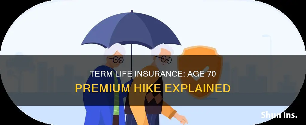 why is term life insurance so high after age 70