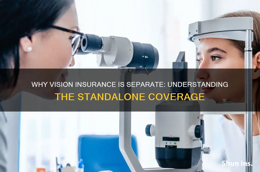 why is vision insurance separate