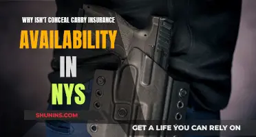 NYS Conceal Carry Insurance: Unavailable?