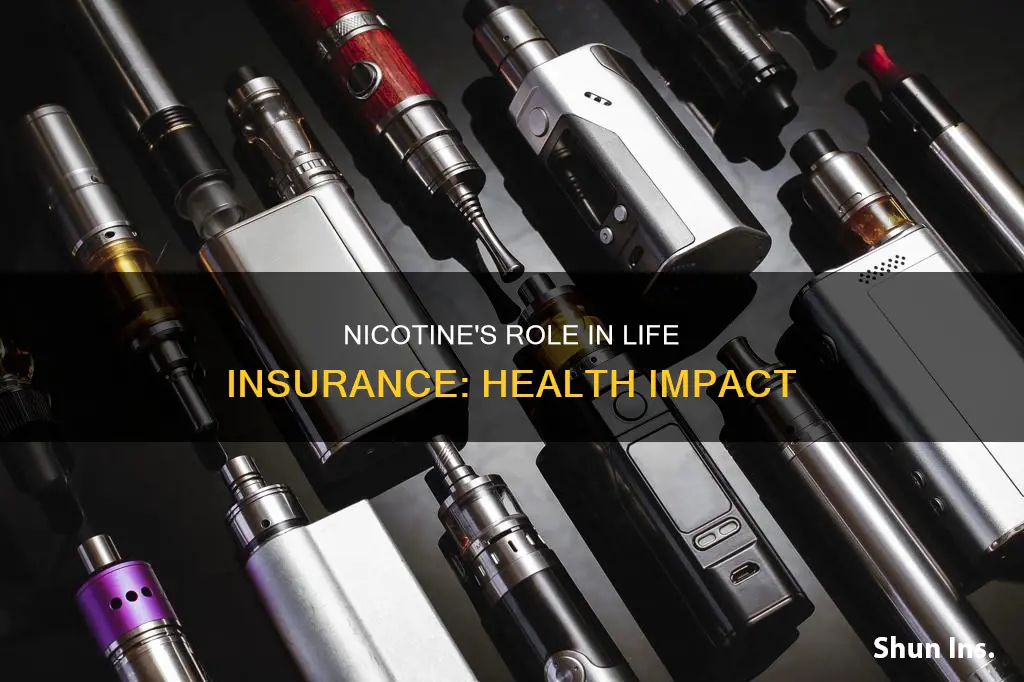 why life insurance is based on nicotine