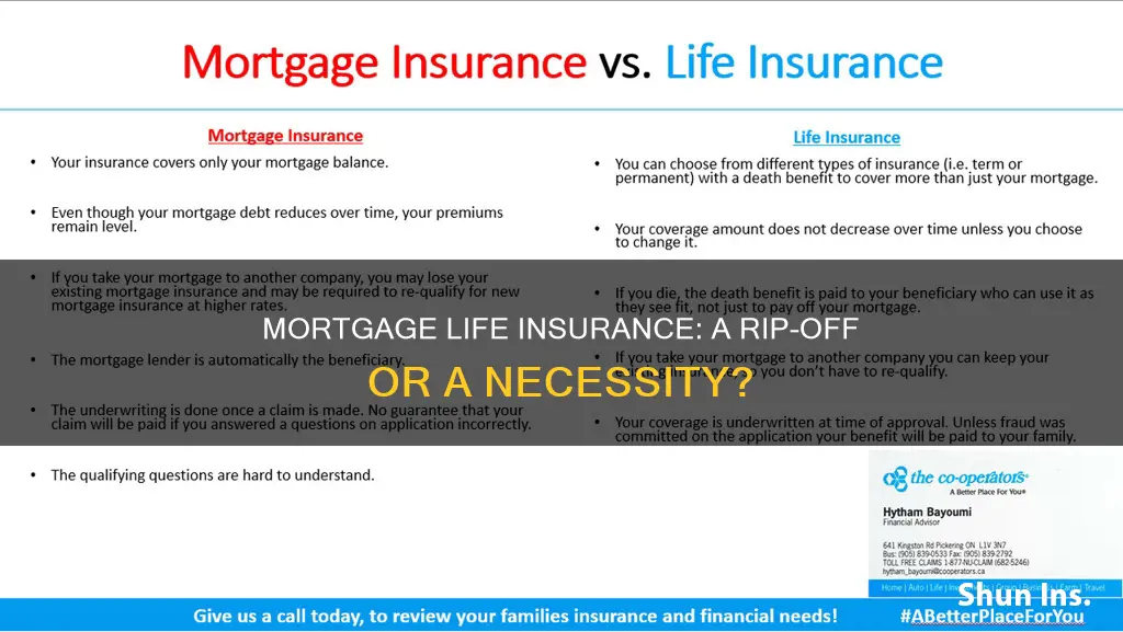 why mortage life insurance is a rip off