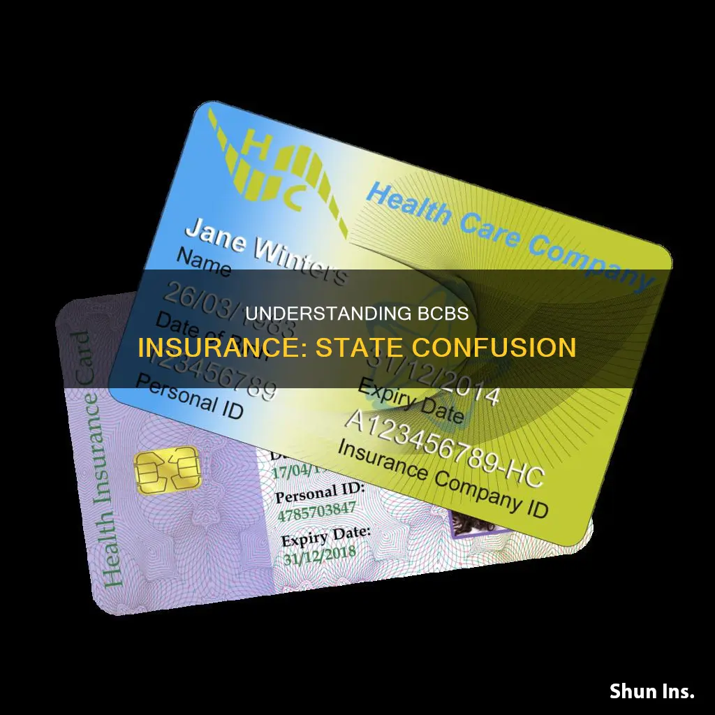 why my medical bcbs insurance list a different state