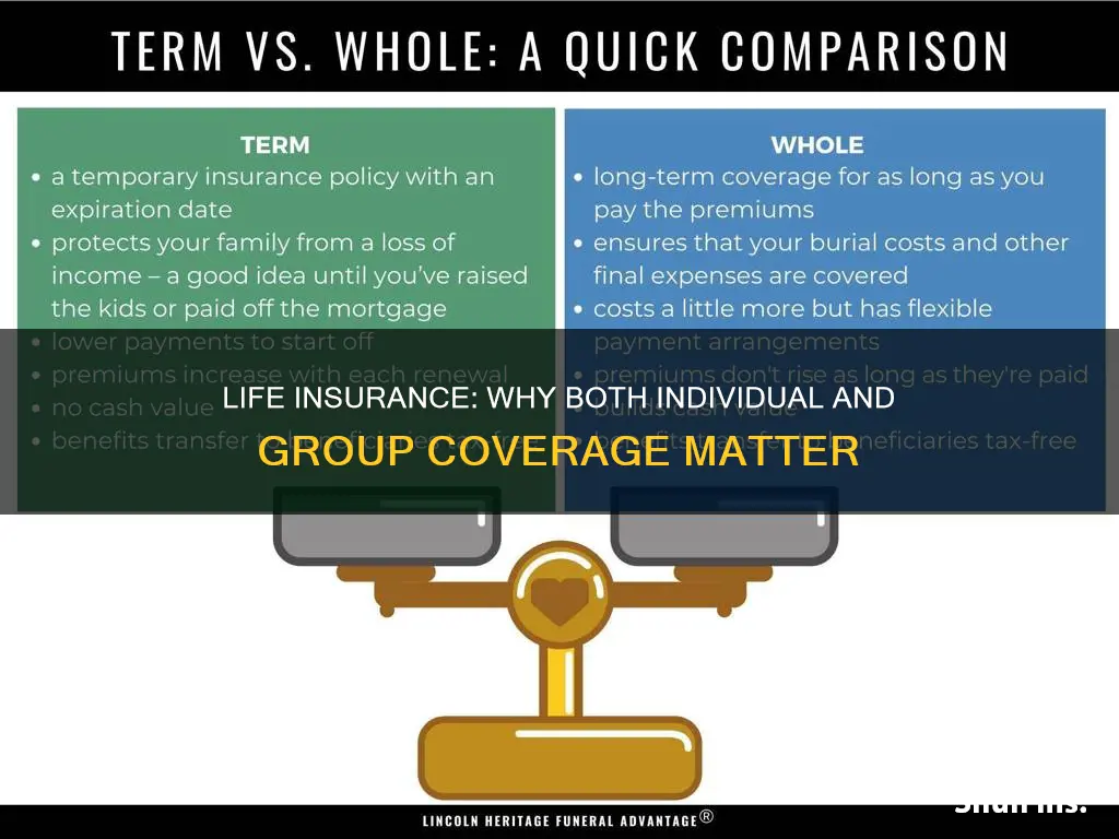 why should I get both individual and group life insurance