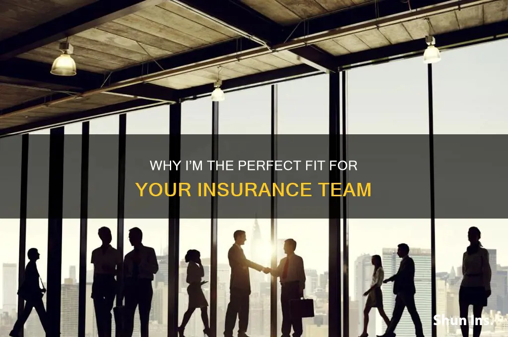 why should i hire you for insurance company