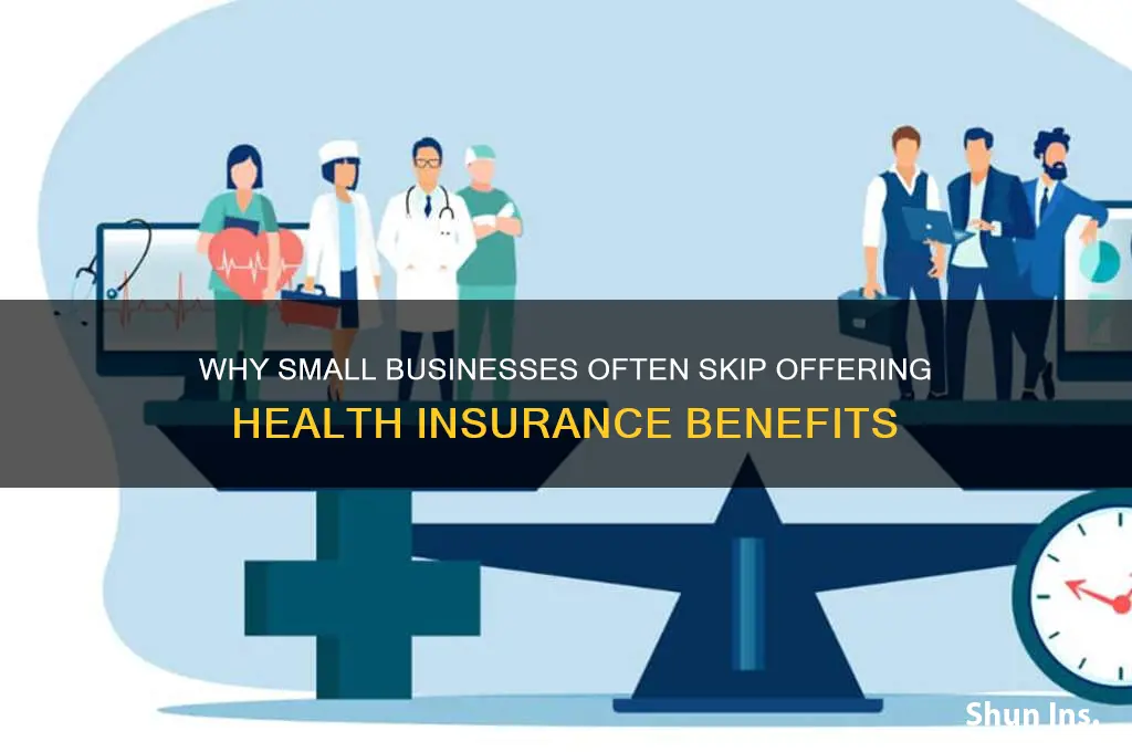 why small companies dont offer health insurance