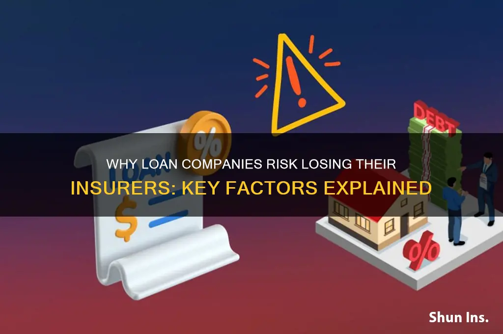 why would a loan company lose its insurer