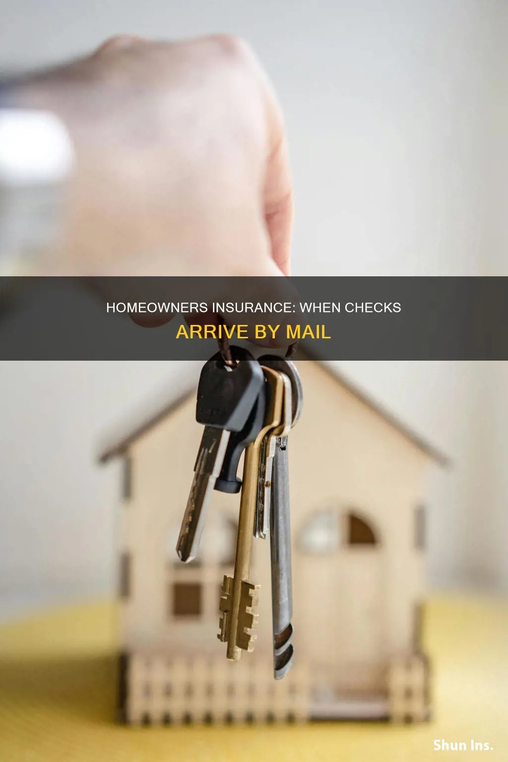 why would homeowners insurance mail a check